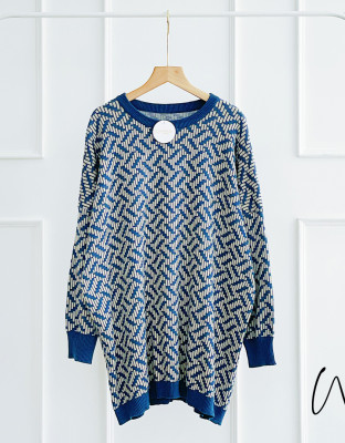 AIDEN KNIT BLOUSE / ATASAN RAJUT MOTIF