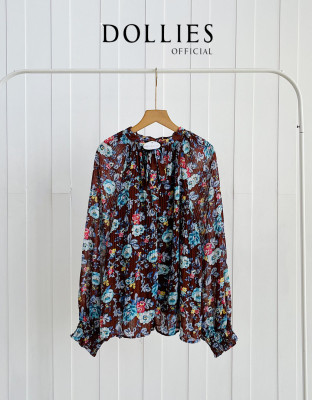 AIRA FLORA BLOUSE / ATASAN MOTIF BUNGA