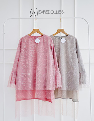 ALIF LACE TOP /ATASAN BLOUSE RAYA