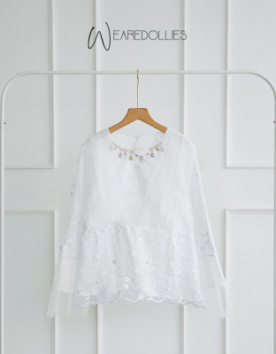 ALLIA WHITE BLOUSE / RAYA COLECTION