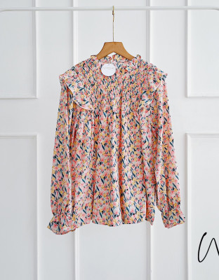 AMANDA FLORA TOP / ATASAN MOTIF BUNGA