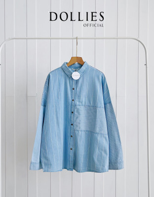 AMELA DENIM SHIRT / KEMEJA DENIM PREMIUM