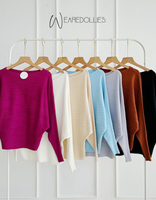 ARRA BATWING TOP / ATASAN KNIT BATWING