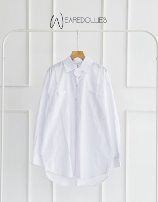 BASICIA WHITE SHIRT / ATASAN BASIC PUTIH