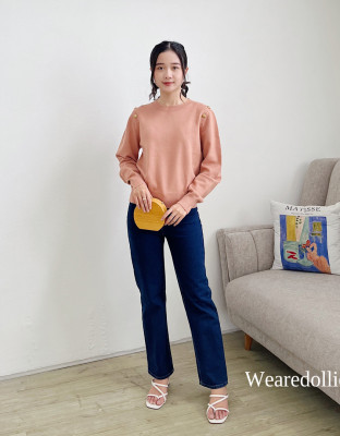 BIRA KNIT TOP / BLOUSE KNIT POLOS BASIC