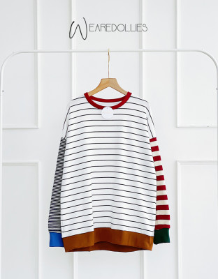 BRISA STRIPES BLOUSE / BLOUSE MOTIF GARIS