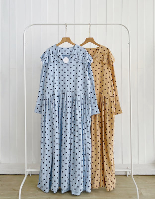 CASHEL DRESS / DRESS MOTIF POLKADOT