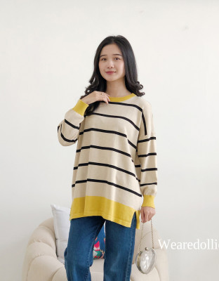 DAE STRIPES TOP / STRIPES KNIT BASIC