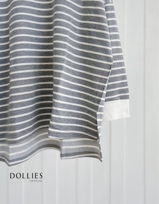 DERTA STRIPES BLOUSE / BLOUSE KAOS OVERSIZE