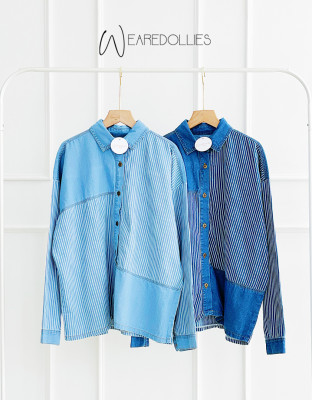 DOTTY DENIM SHIRT / ATASAN DENIM OVERSIZE