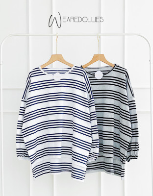 FANA STRIPES BLOUSE / BLOUSE OVERSIZE