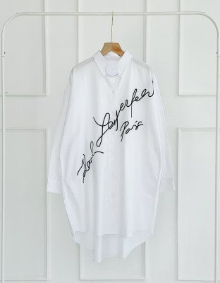 Font White Shirt