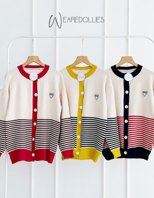 GUWEL STRIPES OUTER / CDG KNIT OUTER