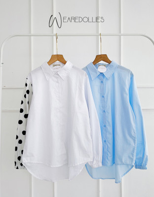 HAND POLKA SHIRT / KEMEJA LENGANG POLKADOT