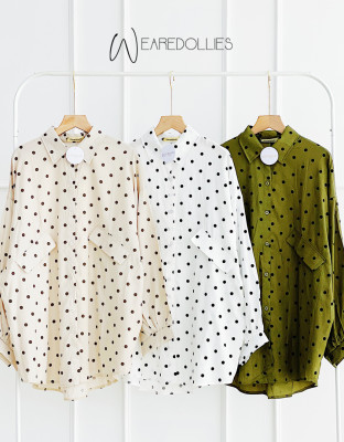 JOAN POLKA TOP / KEMEJA POLKADOT