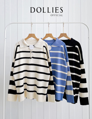 KATFA KNIT TOP / KNIT STRIPES PREMIUM