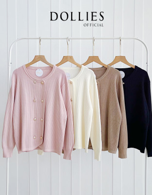 KAYLA BUTTON TOP / ATASAN KNIT DUA KANCING