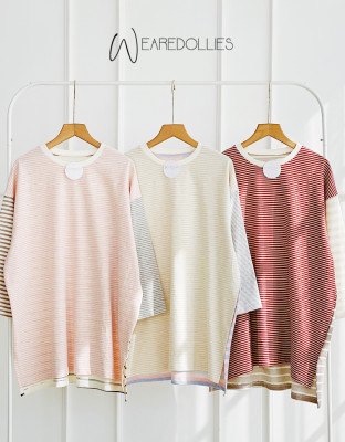 KIMO TOP / ATASAN OVERSIZE STRIPES