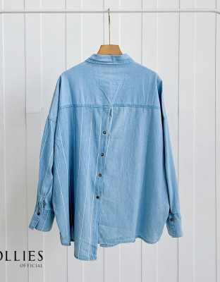 LAGUZA DENIM SHIRT / KEMEJA DENIM OVERSIZE