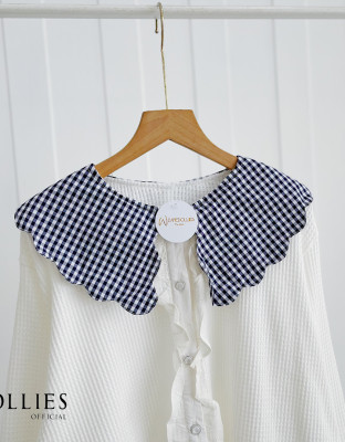 LEBIYA SHIRT / KEMEJA WAFFLE KERAH SQUARE