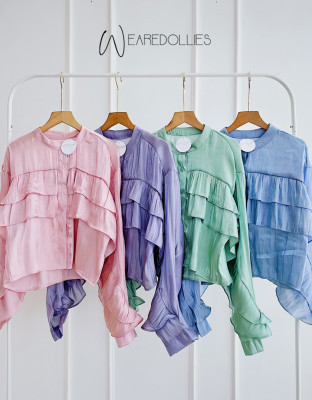 NAZLA RUFFLE TOP / ATASAN RUFFLE POLOS