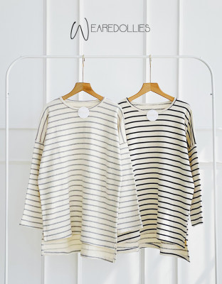 LESTA BLOUSE / BLOUSE STRIPES OVERSIZE