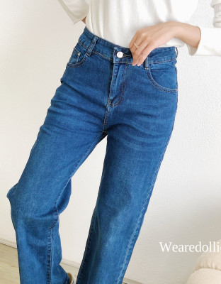 LOOSE PANTS / CELANA DENIM KULOT HIGHWAIST