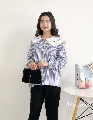 MALPA STRIPES SHIRT / KEMEJA STRIPES WANITA