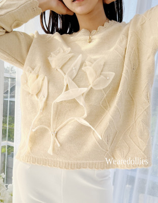 MARA KNIT BLOUSE / BLOUSE RAJUT IMPORT