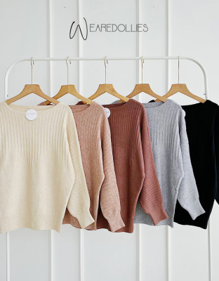 MARLONA KNIT TOP / ATASAN KNIT BATWING