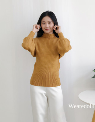 MARWA TURTLENECK / ATASAN KNIT KERAH TINGGI