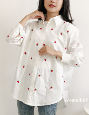 MELONIA SHIRT / KEMEJA PUTIH MORDIR FRUIT