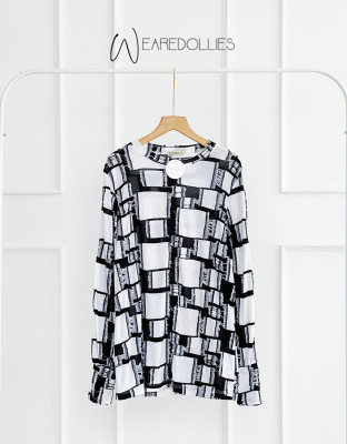 MONOA BLOUSE / BLOUSE KAOS MONOCROM