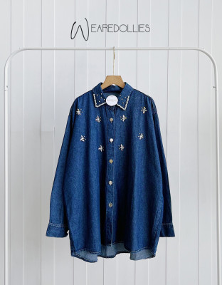 VISTA DENIM SHIRT / KEMEJA DENIM MIX MUTIARA