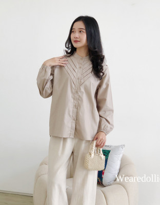 NOSIA SHIRT / KEMEJA POLOS KATUN POPLIN