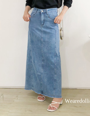 OREL DENIM SKIRT / ROK DENIM LINE-A