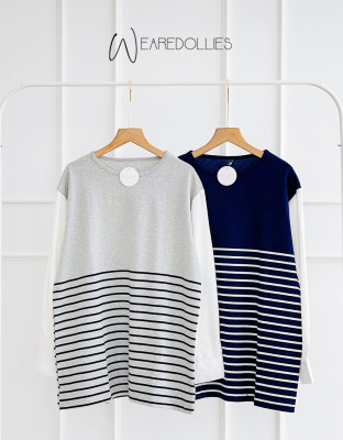 PARSA STRIPES BLOUSE / ATASAN WANITA GARIS