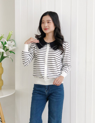 POSY TOP / ATASAN KNIT KERAH LAYER