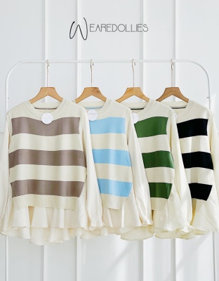 QILA SET / ATASAN SET STRIPES IMPORT