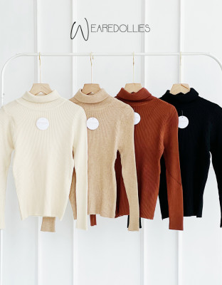 RHEA TURTLENECK TOP / ATASAN KERAH TINGGIN