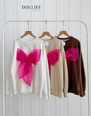 RIBBON SWEATER / SWEATER PITA PINK