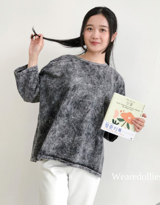 SABINA BLOUSE / ATASAN KAOS OVERSIZE PREMIUM