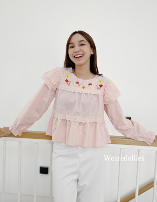 SALISA BLOUSE / ATASAN BLOUSE BORDIR BUNGA