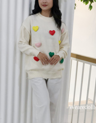 SERVOLA LOVE SWEATER / SWEATER RAJUT