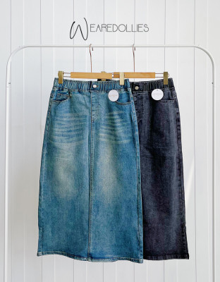 SOKKA DENIM SKIRT / ROK SPAN DENIM WANITA