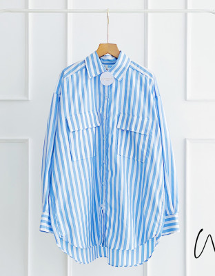 STRIPES POCKET TOP / KEMEJA STRIPES