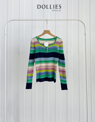 VALDIA KNIT TOP / ATASAKN KNIT STRIPES