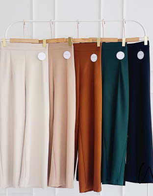 ZAIRA PANTS / CELANA KULOT POLOS