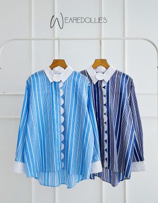 ZIRA SHIRT / ATASAN KEMEJA STRIPES