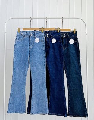 ZOELA PANTS / CELANA DENIM SEMI CUTBRAY